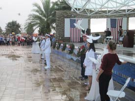 doves wreaths across america