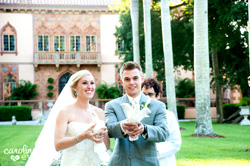 sarasota dove release wedding