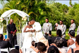 sarasota dove release wedding