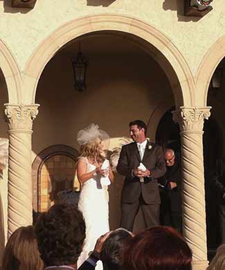 sarasota white bird release wedding